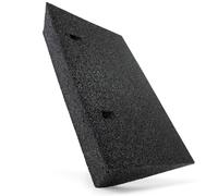 TOPRUBBER® Bordsteinrampe 500x250x110 Bordstein Auffahrrampe aus Gummigranulat