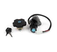 Topteng Motorrad Zündschloss Tankdeckel Sitzschloss Schlüsselsatz Montage mit aluminiumlegierung für Yamaha XT600 TW200 DT200 XT225 1990-2017