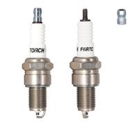 TORCH 2pcs F6RTC Zündkerze Ersetzen für NGK 7822/6634/BPR6ES, für 995/WR6DC 7900/WR7DC, für RN9YC RN10YC RN11YC Zündkerze, für 3047/W20EPR-U/VW20, für MTD 951-10292 751-10292 TORCH 131-039