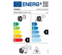 1x 205/55 R16 94V Ganzjahresreifen Torque TQ-025 id52412