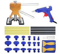 Tosucs Dellen Reparatur Ausbeulwerkzeug Dent Puller Set, Auto Paintless Dellen Reparaturset, DIY Golden Lifter für Fahrzeug Dellen/Tür Dings/Hagel Schaden Entfernen