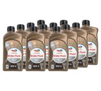 Total Brake Fluid HBF 4 OEM+ DOT 4 : 12 x 1 Liter