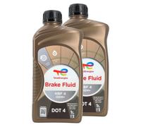Total Brake Fluid HBF 4 OEM+ DOT 4 : 2 x 1 Liter