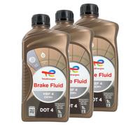 Total Brake Fluid HBF 4 OEM+ DOT 4 : 3 x 1 Liter