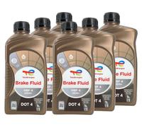 Total Brake Fluid HBF 4 OEM+ DOT 4 : 6 x 1 Liter
