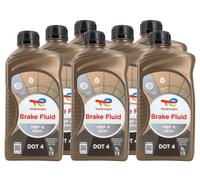 Total Brake Fluid HBF 4 OEM+ DOT 4 : 7 x 1 Liter