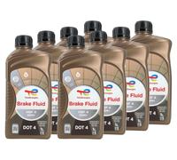 Total Brake Fluid HBF 4 OEM+ DOT 4 : 8 x 1 Liter