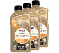 Total Quartz 9000 Energy 5W-40 : 3 x 1 Liter