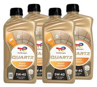 Total Quartz 9000 Energy 5W-40 : 4 x 1 Liter
