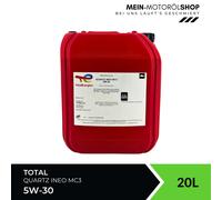 TOTAL QUARTZ INEO MC3 5W-30 Motoröl, 20 Liter