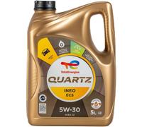 Total | Motoröl Quartz Ineo ECS 5W-30 (5 L) Teilsynthetiköl (213683) für