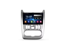 Touchscreen Autoradiao Multimedia Player für Renault Logan Sandero for Dacia Duster 2009-2017 mit Bluetooth Fm Radio, Mirror Link, USB, Aux, Bluetooth Unterstützt Tpms, 4 Kern 2G+32G