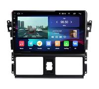Touchscreen Autoradiao Multimedia Player für Toyota Yaris Vios 2013-2017 mit Bluetooth Fm Radio, USB, Aux, Unterstützt Tpms Lenkradsteuerung, 8 Kern 8G+256G