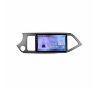 Touchscreen Stereo 2 Din für Kia Morning 2 Picanto 2011-2016 mit Bluetooth Fm Radio, Mirror Link, USB, Aux, Bluetooth Unterstützt Tpms Lenkradsteuerung, 8 Kern 6G+128G