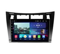 Touchscreen Stereo 2 Din für Toyota Yaris XP90 2005-2012 mit Bluetooth Fm Radio, Mirror Link, USB, Aux, Bluetooth Unterstützt Tpms Lenkradsteuerung, 4 Kern 1G+16G