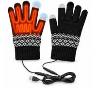 Touchscreen USB Beheizte Vollfingerhandschuhe, Motorrad Wärmende Handschuhe | USB-beheizbare Vollfingerhandschuhe mit Touchscreen-Funktion, Handheizer als Motorradhandschuhe für Damen und Herren
