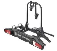 eBike Fahrradträger für Anhängerkupplung Fahrrad Heckträger Radträger - Tourer 2 - Alu Fahrradträger e-Bike für 2 Fahrräder - 60kg Zuladung - am Fahrzeug klappbar & abschließbar - kompaktes Faltmaß