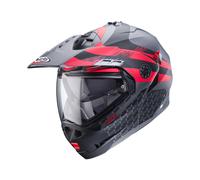 Tourmax X Sarabe Klapphelm (graumatt/schwarz/rot), M (57)