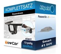TOWCAR Anhängekupplung starr und ECS E-Satz 13polig für Smart #1 SUV 06.22- neu