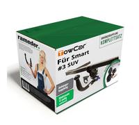 TowCar Anhängerkupplung abnehmbar & 13poliger TowTec E-Satz für Smart #3 SUV 23-