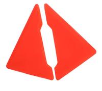 TOYANDONA 2 Stück Auto Türkantenschoner aus Langlebigem Silikon Stoßfester Kantenschutz mit Einfacher Montage Passend für Pkw Türkanten Schützt vor Kratzern und Dellen Rot