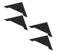 TOYANDONA 4 Stück Teiliges Auto Türkantenschutz Strasssteinen Kratzfeste Kantenschoner für Autotüren Stoßfeste Türschutzfolie Robust und Elegant Geeignet für SUV und LKW Schwarz