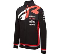 Toyota Gazoo Racing, Offizieller 2025 WEC Merchandise, Team Full Zip Sweatshirt Jacke, Schwarz, Rot, Weiß, Schwarz , XXL