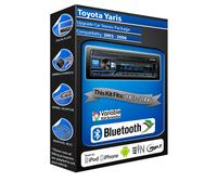 Toyota Yaris Alpine UTE-200BT Bluetooth Freisprech Auto Kit Mechless Stereo