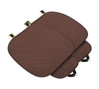 TOYZFRIENDY 2 Stück Atmungsaktive Rutschfeste Auto-sitzauflage aus Leinen Passend für Vordersitze Bequemer Langlebiger Schutz für Pkw Lkw und Van Minimalistisches Design