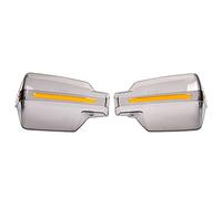 TPARIS 1 Paar Motorrad Lenker Handschützer, für Honda Forza 750 Forza 350 Forza750 Forza350 2020 2021 Handschutz Griffschutz Schild Handguards Windschutzscheibe Motorrad Zubehör,Transparent Grey