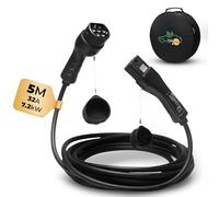 TPFNet Typ 2 Ladekabel 5m - Ladeleistung bis 7.2kW / 32A - Kompatibel mit den meisten Automarken - Robust, flexibel und langlebiges Ladekabel Typ 2 für den privaten & öffentlichen Gebrauch