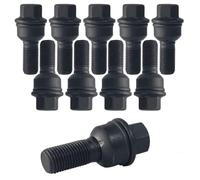 TRACER 10x Radschraube M14x1.5 Kugelbund 2-teilig R14 35mm | Schlüsselweite 17mm kompatibel mit VW ID. Buzz EB Touareg 3 4motion CR