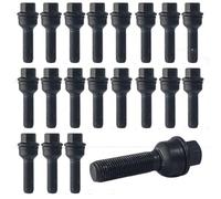 TRACER 20x Radschraube M14x1.5 Kugelbund 2-teilig R14 42mm | Schlüsselweite 17mm kompatibel mit VW ID. Buzz EB Touareg 3 4motion CR