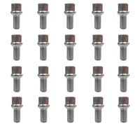 TRACER 20x Radschraube M14x1,5 Kugelbund R14 35mm | Schlüsselweite 17mm kompatibel mit VW ID. Buzz EB Touareg 3 4motion CR