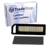 Trade-Shop Ersatzfilter blau, weiß kompatibel mit Rasenmäher Kawasaki 6PS Rasenmähermotoren FJ 151 V, FJ 180V, FJ151V, FJ180V