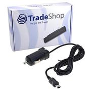 Trade-Shop KFZ Ladegerät Ladekabel Adapter für Tomtom Tom Tom ONE Europe ONE Classic Europe Traffic ONE Europe v3 v4 ONE IQ Routes ONE XL Rider Pro Urban Rider Start XL Start 2 Classic XL