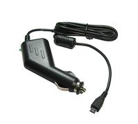 Trade-Shop TMC Kfz Ladekabel 2A Micro-USB 12V Auto für Navigationssystem mit Antenne für Verkehrsinformationen Staumelder