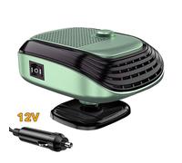 Tragbar Akku Heizlüfter 12V 150W Kfz Auto Heizung Defroster Demister 11m²-20m²
