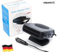 Tragbare Autoheizung 12V 200W Heizlüfter Enteiser Entfeuchter Winter