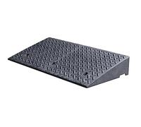 Tragbare Bordsteinrampe aus Gummi, Driveway Curb Ramps, Kerb Ramp Non-Slip Car Slope Ramp, For Loading Dock, Sidewalk, Car, Scooter, Bike(100x50x11cm)