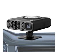 Tragbare Heizung für Auto, 12 V, 360 ° drehbar, steckbar | Elektrischer Auto-Enteiser für Auto, für Eis, Schnee, Frost, Reisen, Reisen, kalte Morgen, Wohnmobil, SUV, LKW, Taxi