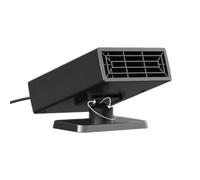 Tragbare Heizung für Auto, 12 V, Windschutzscheiben-Defroster-Defogger | Auto-Enteiser-Ventilator für Büro, Innenzelt, Outdoor, Wohnmobil, Badezimmer, Camping, Schreibtisch, LKW, Fahrzeug, Automobil