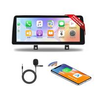 Tragbarer CarPlay Display für Apple CarPlay & Android Auto, EVO System,AHD-Rückfahrkamera, GPS Navigation, Mirror Link AUX FM 4G+64G, für BMW 2 Gran Tourer F46 Van 214d 216d 216i 218i 220d 220i 225i