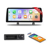Tragbarer CarPlay Display für Apple CarPlay & Android Auto, EVO System,AHD-Rückfahrkamera,GPS Navigation, Mirror Link AUX FM 4G+64G, für BMW 2 Gran Tourer F46 Van 214d 216d 216i 218i 220d 220i 225i