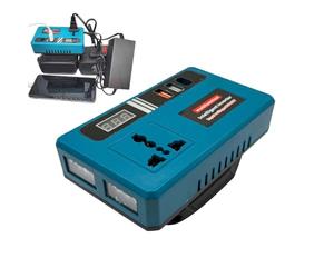 Tragbarer Fahrzeug-Wechselrichter - 21 V Batteriehalter, integrierte LED-Anzeige, robustes kompaktes Design | Auto, LKW, Netzteil für Reisegeneratoren