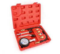 Tragbarer Kompressionstester, Zylinderdruckmessgerät, 10,9 x 7,6 x 1,9 Zoll großes Diagnosegerät mit robuster Bauweise, Autowartungszubehör, Werkstattausrüstung mit präzisem Design, Messgerät für Auto