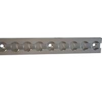 TRAILER POOL Airlineschiene 3.000 x 34 x 9,6 mm Aluminium quadratisch, aufgesetzt, innen, 1-fach, 013 010 060