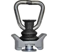 TRAILER POOL Beschlag für Airlineschiene, mit Ring und Gummischutz, Bruchkraft 408 kg, Kunststoff, 013 010 084