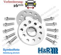 TRAK+ Spurverbreiterung 16mm/Achse ABE u.a.: VW T-ROC A11, D11, Bj. 2017-2025