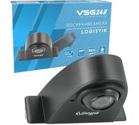 VSG24 Transporter Kugelkopf Rückfahrkamera, Sprinter Kamera inkl. Adapter Kabel, 600TV Auflösung, Nachtsicht, 120° Winkel, 12 V, IP68 - Schwarz
